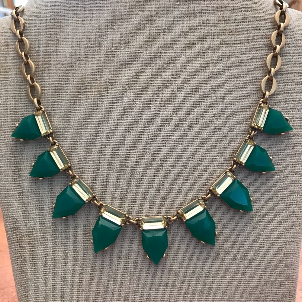 Stella &Dot Green necklace